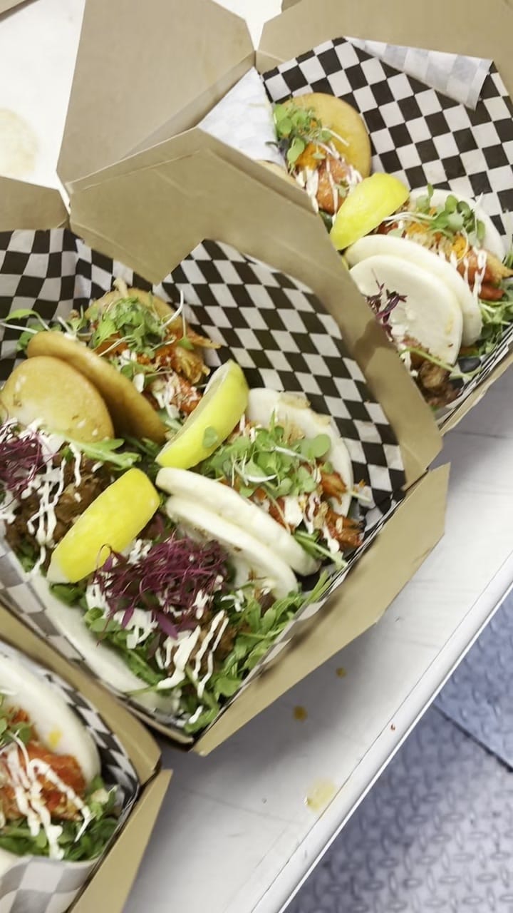 Bao boxes going out during a Saturday service